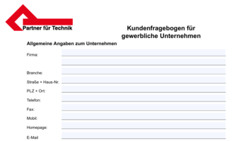 Kundenfragebogen BA